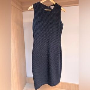 Armani Collezioni Navy Sleeveless Dress